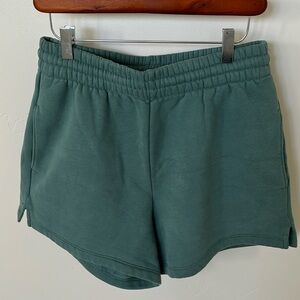 Abercrombie sweat lounge shorts green M